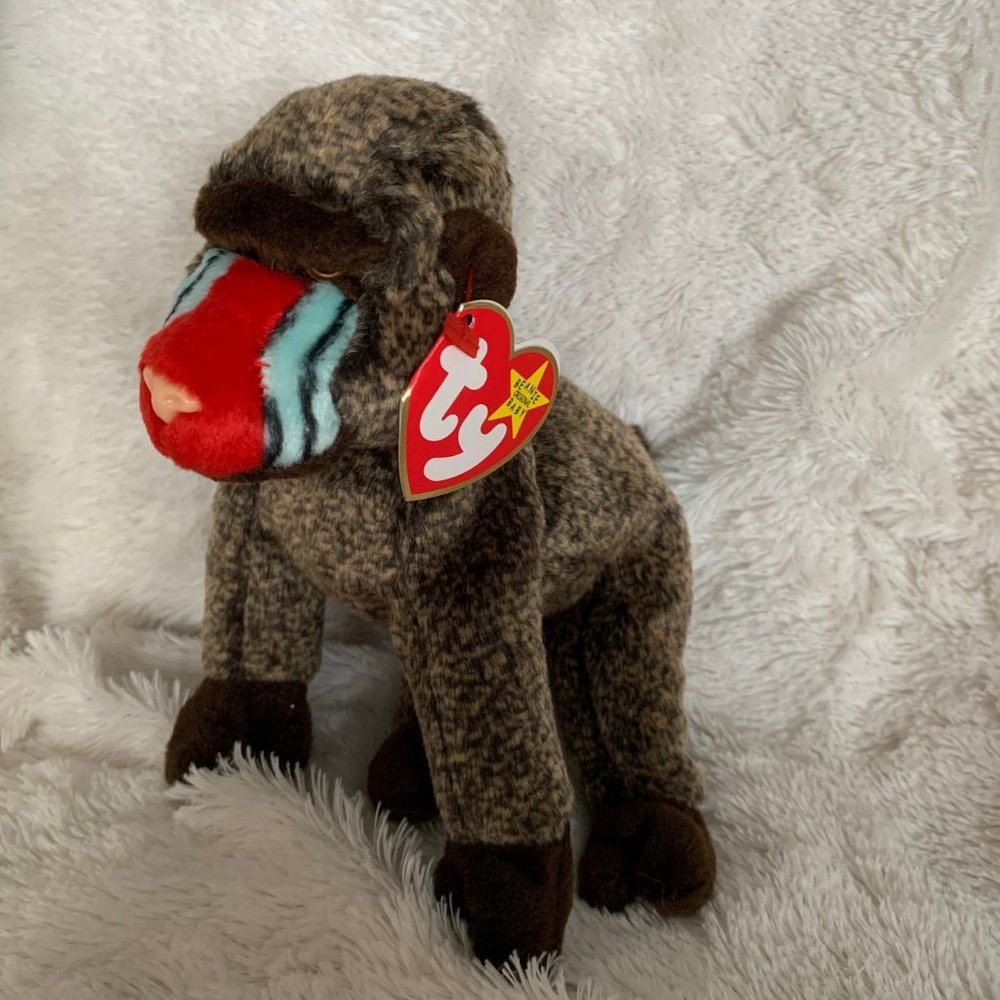 Beanie Baby - Cheeks - tag errors - perfect condition